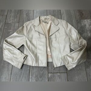 Bebe Women's Genuine Leather Jacket